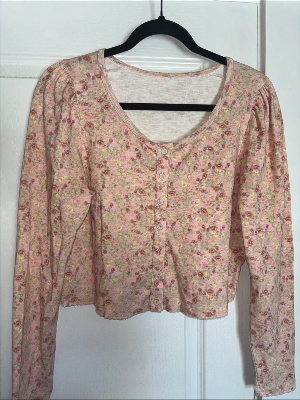 LOVESHACKFANCY JONAH CROPPED CARDIGAN - Picture 2 of 4